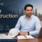 FirmGrip featured image showing Syed Raheel Shahzad with construction plans, project drawings, a safety helmet and Dubai development
