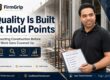 FirmGrip featured image showing Syed Raheel Shahzad at a construction site reviewing reinforcement, inspection records and quality hold points