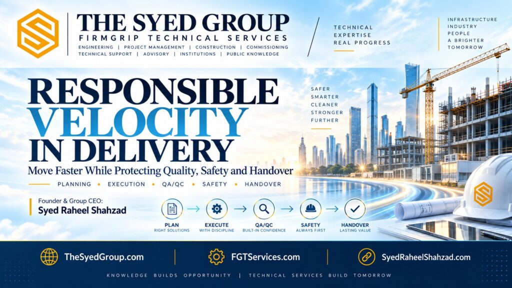 The Syed Group Responsible Velocity in Technical Delivery: How FirmGrip Protects Quality While Work Moves Faster