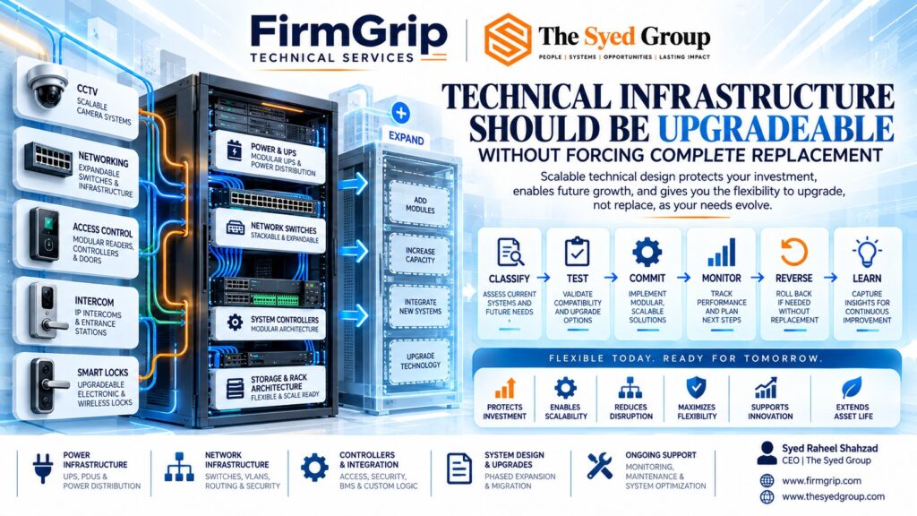 FirmGrip: Technical Infrastructure Should Be Upgradeable Without Complete Replacement
